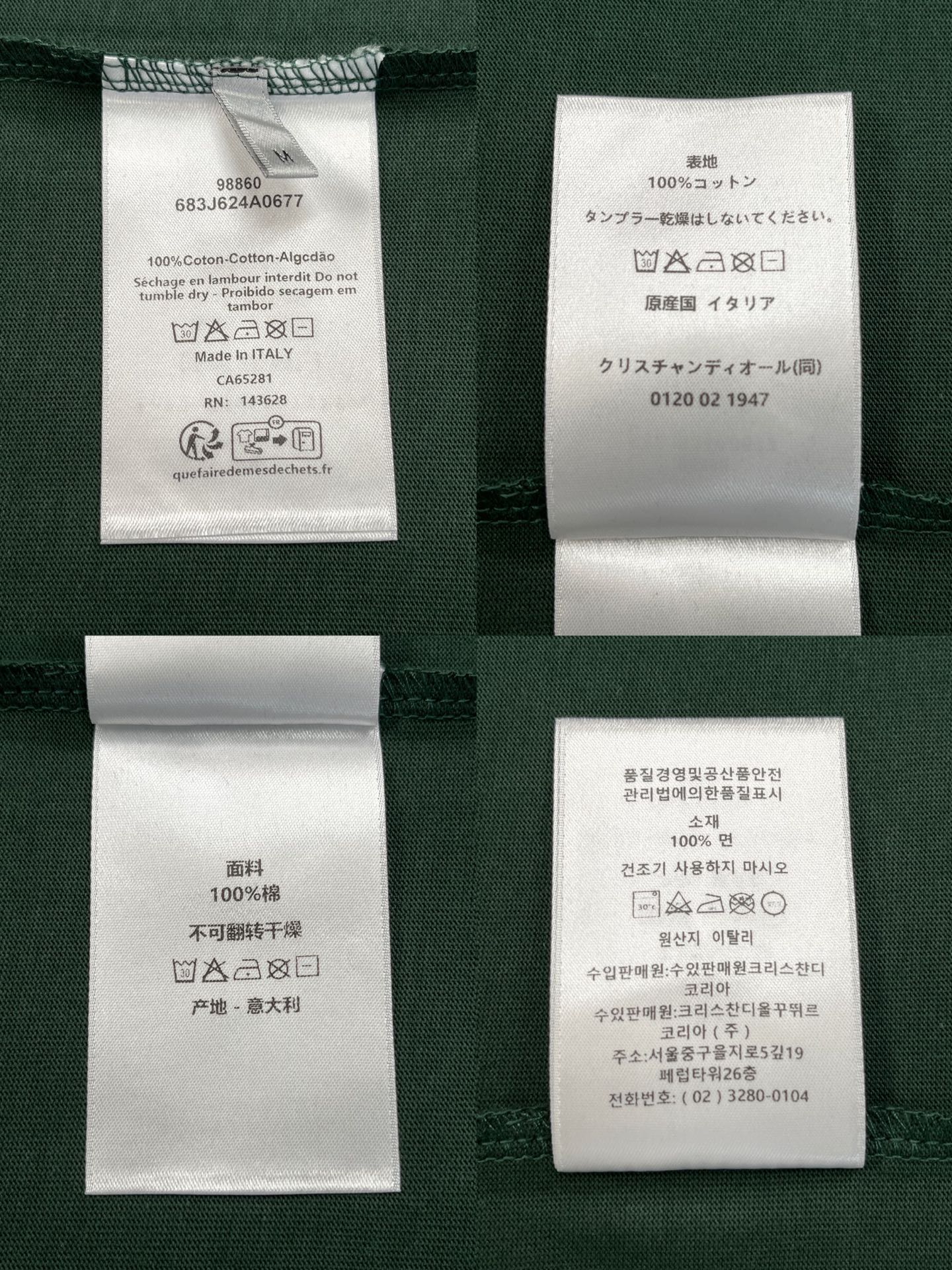 BVG / 디올 반팔티