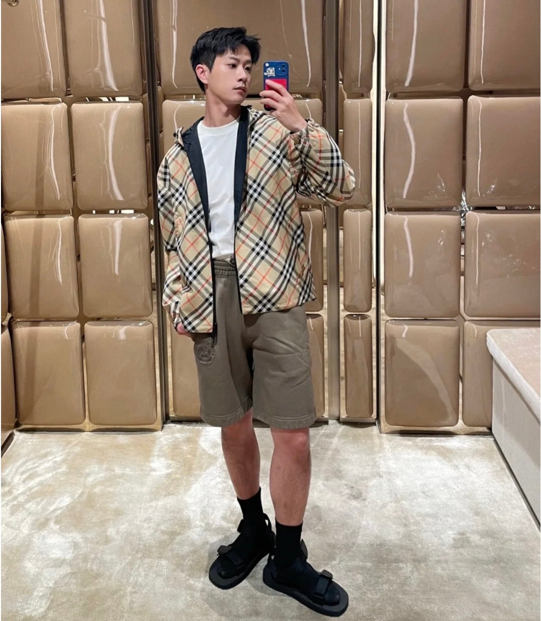 BVG / 버버리 양면 점퍼 코트