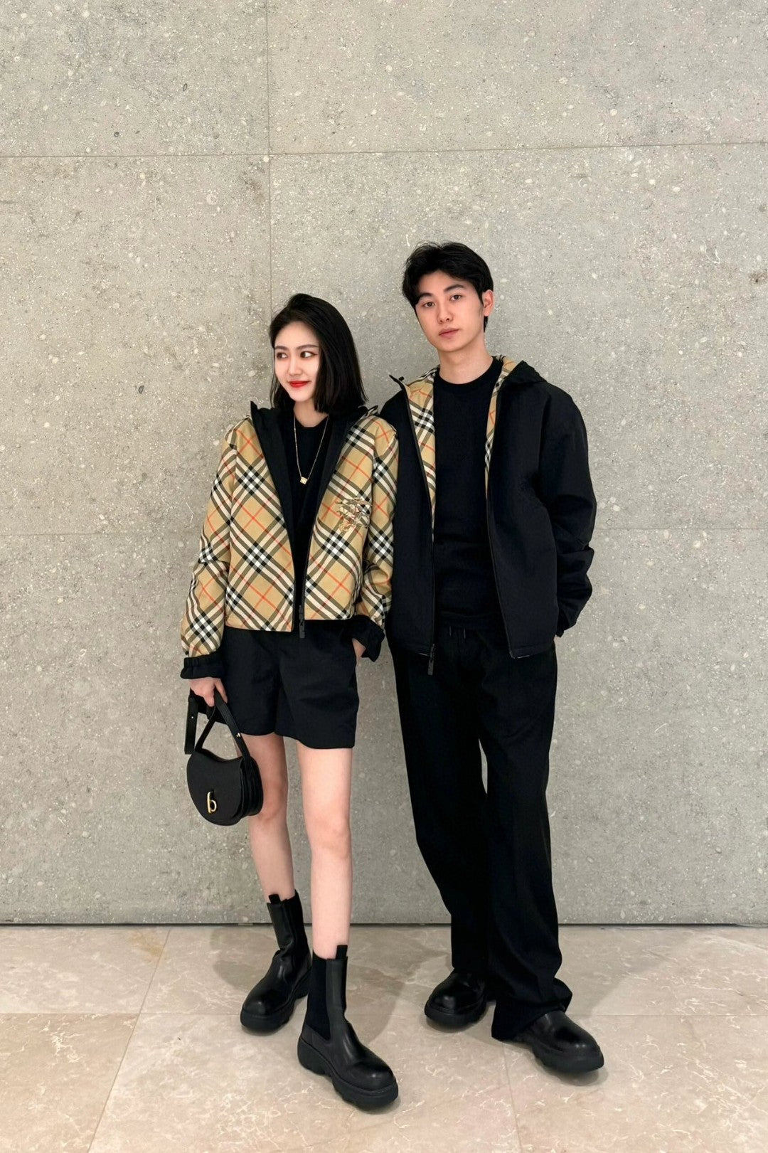 BVG / 버버리 양면 점퍼 코트