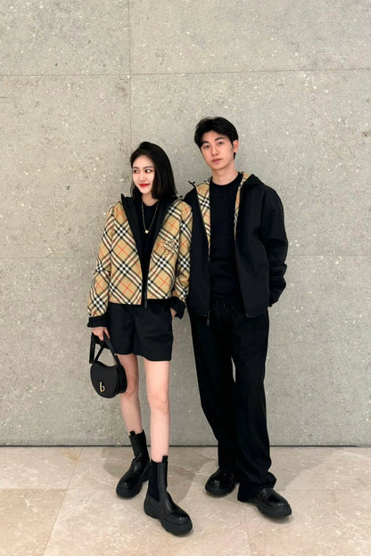 BVG / 버버리 양면 점퍼 코트