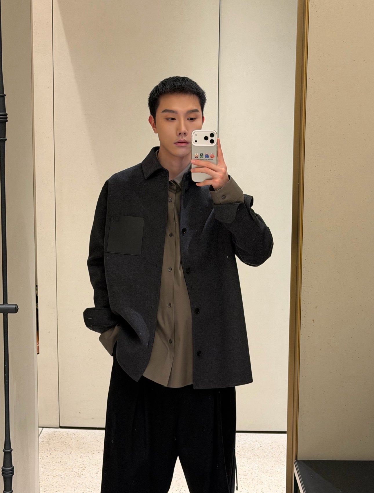 GTR / 로에베 셔츠 모직 자켓