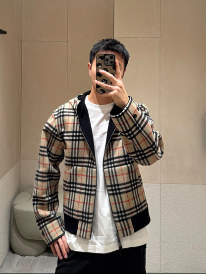 GTR / 버버리 양면 후드 자켓