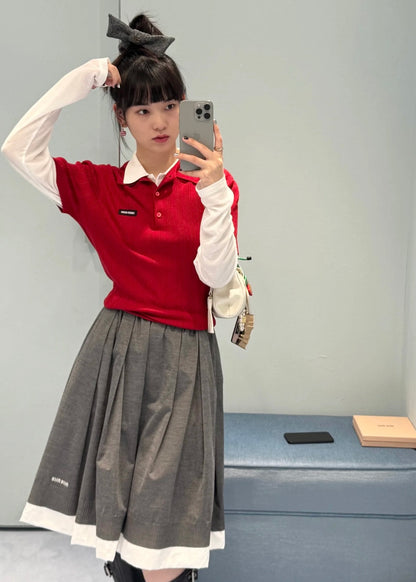 TJ셀러  / 미우미우 캐시미어반팔