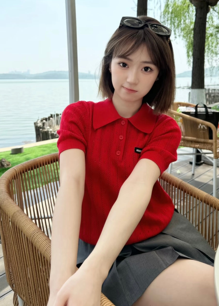 TJ셀러  / 미우미우 캐시미어반팔