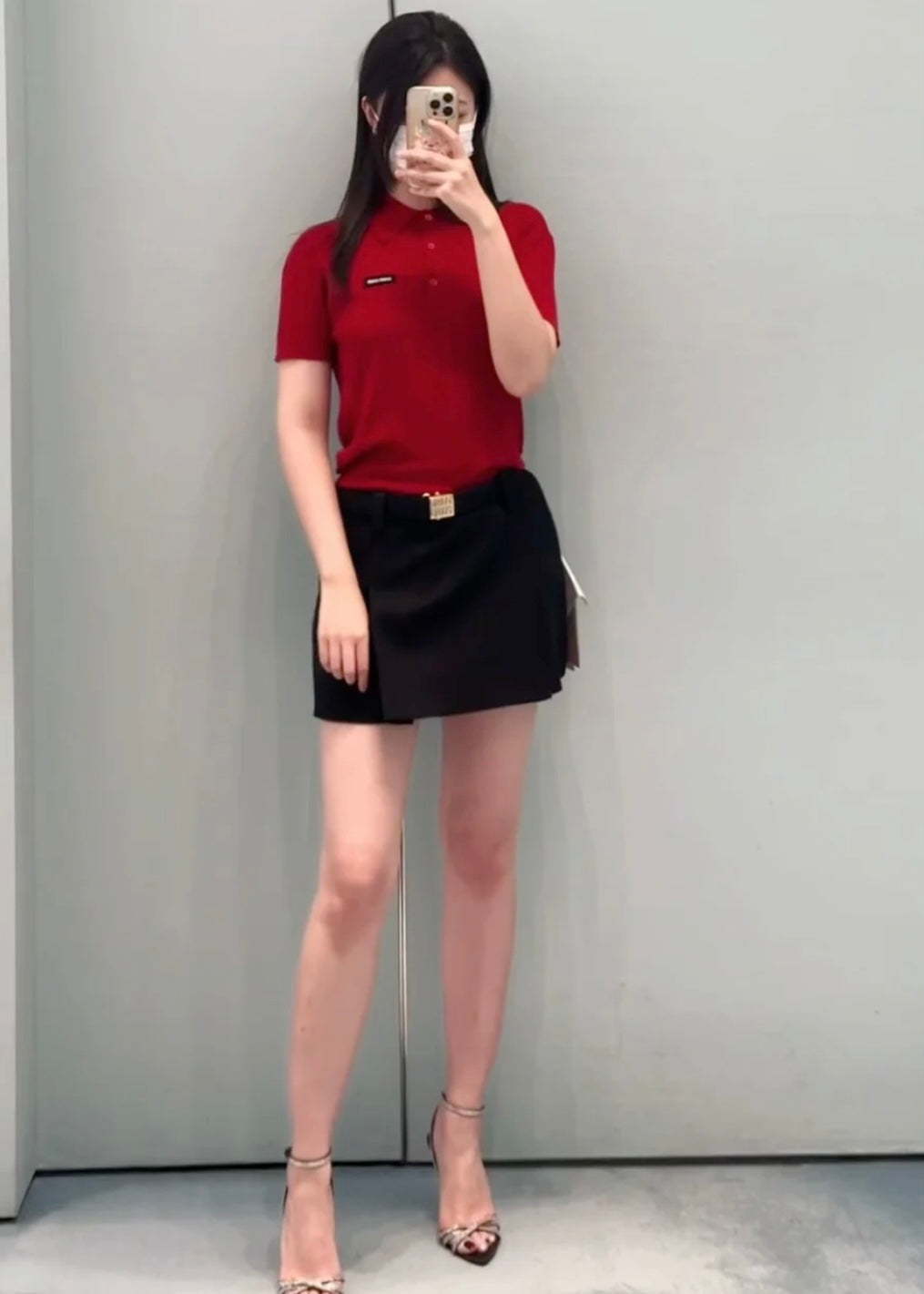 TJ셀러  / 미우미우 캐시미어반팔