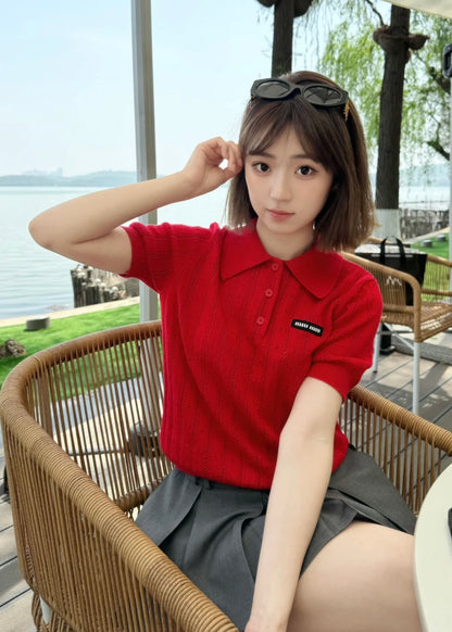 TJ셀러  / 미우미우 캐시미어반팔