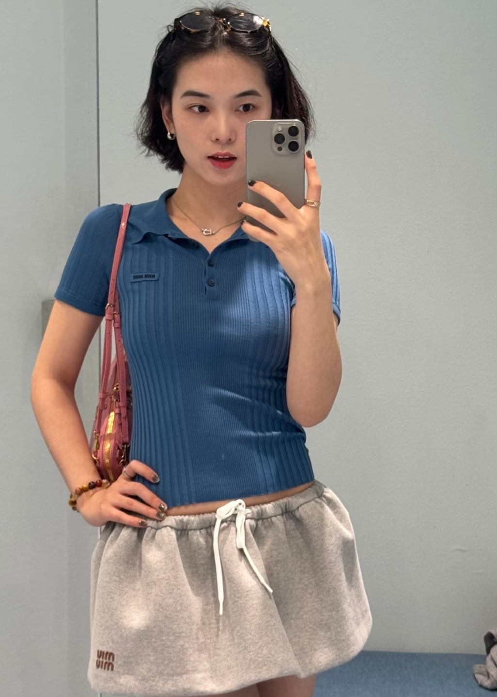 TJ셀러  / 미우미우 양모반팔