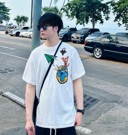 V공장 / 루이비통 칩버전 반팔