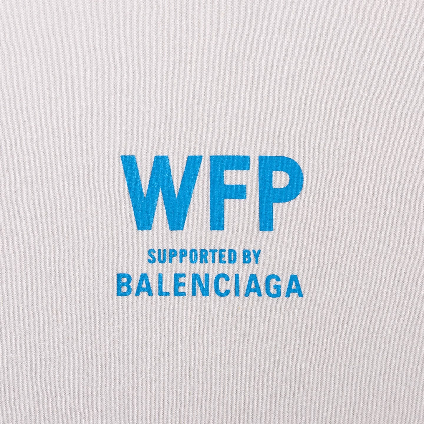 zzll공장 / 발렌시아가 WFP 에코 반팔