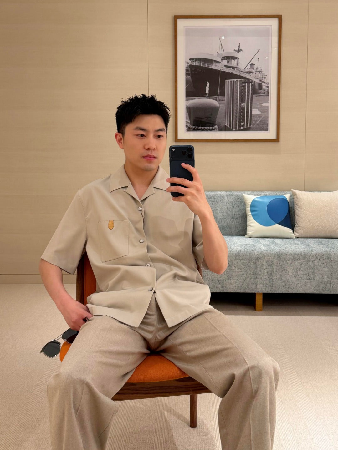 GTR / 루이비통 반팔 셔츠