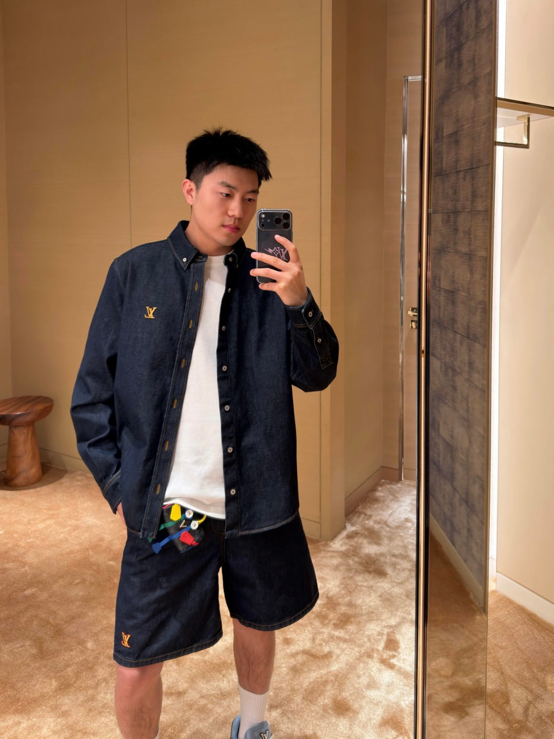 GTR / 루이비통 데님 반바지