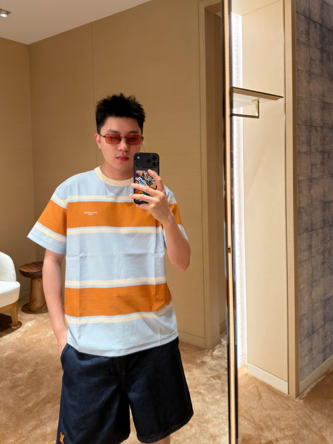 GTR / 루이비통 데님 반바지