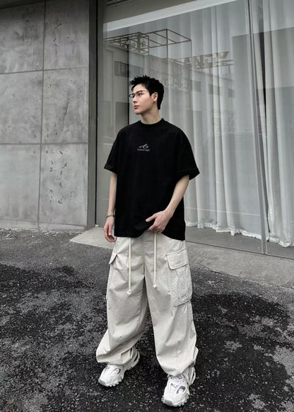 GTR / 발렌시아가 라운드넥 반팔 티셔츠