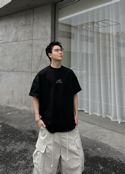GTR / 발렌시아가 라운드넥 반팔 티셔츠