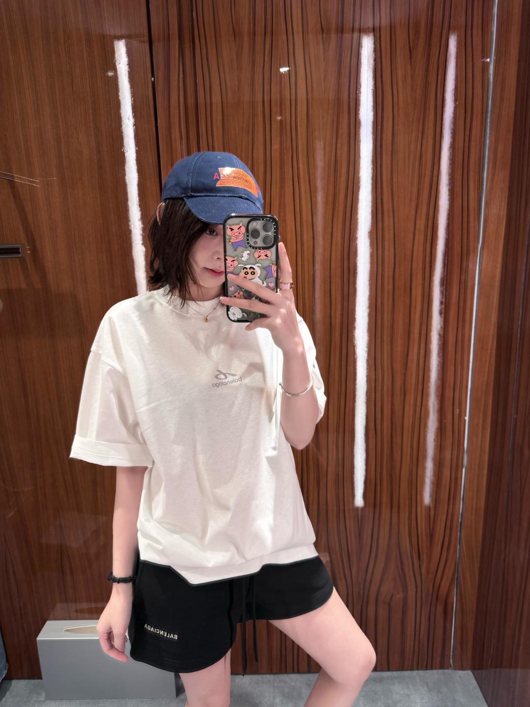 GTR / 발렌시아가 라운드넥 반팔 티셔츠