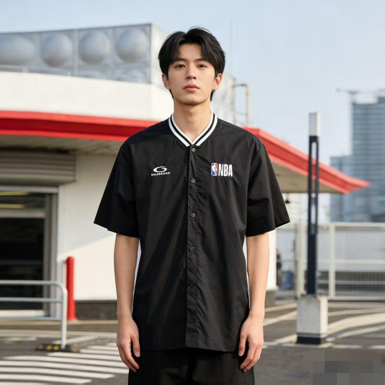 GTR / 발렌시아가 반팔 티셔츠