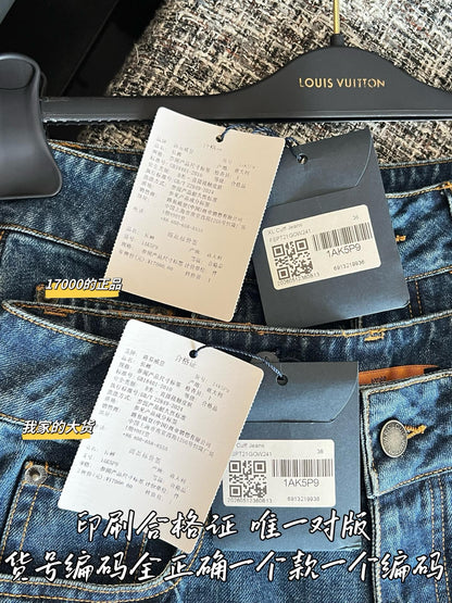 티모 / 루이비통 26년 이른봄 신상 청바지