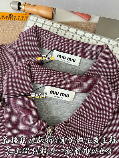 티모 / 미우미우 두 포켓 카라 반팔