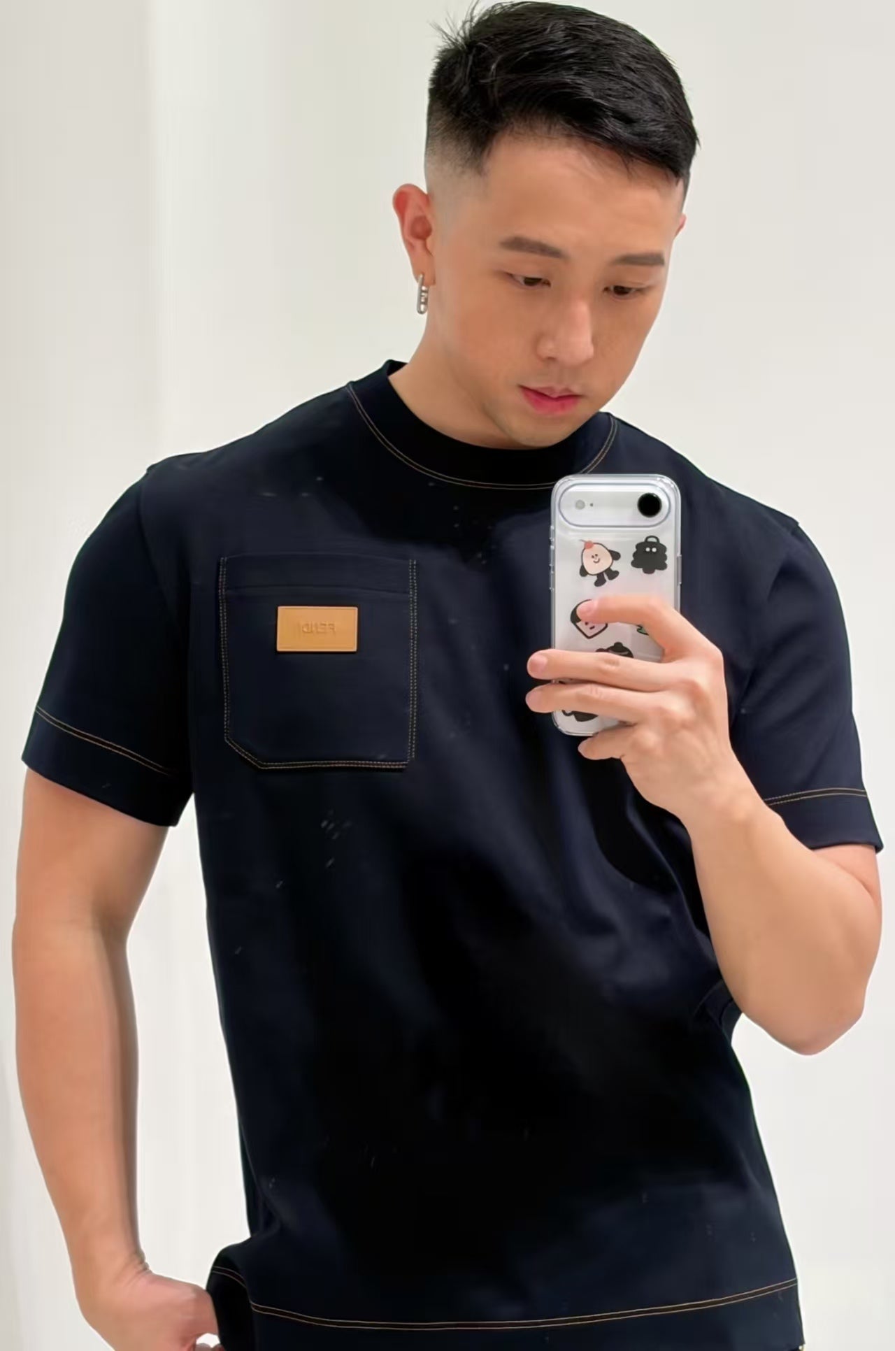 GTR / 펜디 라운드넥 반팔 티셔츠