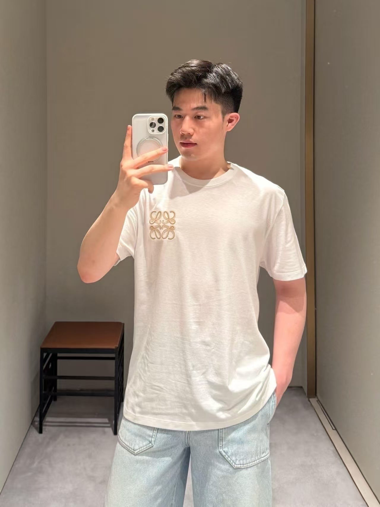 GTR / 로에베 면 반팔 티셔츠
