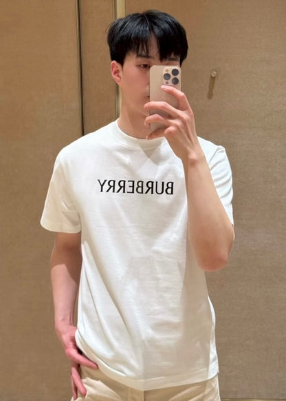 BVG / 버버리 로고 장식 면 티셔츠