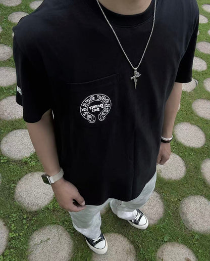 GTR / 크롬하츠 라운드넥 반팔 티셔츠