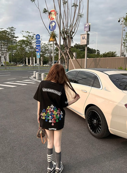 GTR / 크롬하츠 십자가 반팔 티셔츠