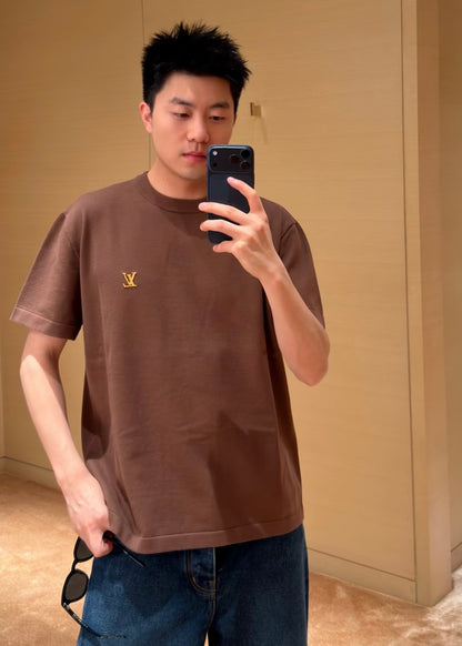 BVG / 루이비통 갈색 반팔 니트
