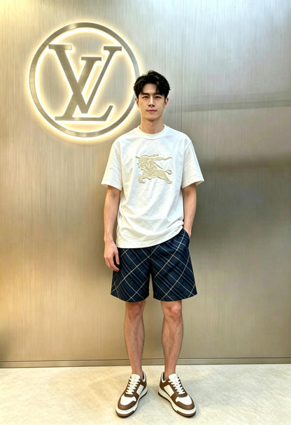 BVG / 버버리 자수 체크 반바지