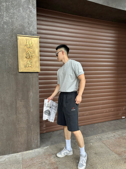 BVG / 발렌시아가 콜라보 반팬츠 워시드 블랙