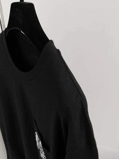 BVG / 크롬하츠 크로스 플라워 프린트 포켓 반팔 티