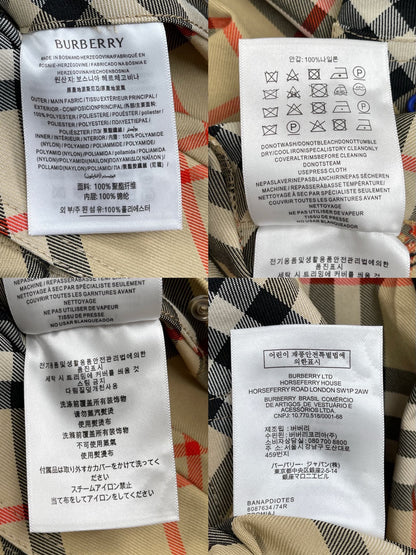 BVG / 버버리 체크 반팬츠