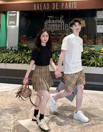 BVG / 버버리 체크 반팬츠