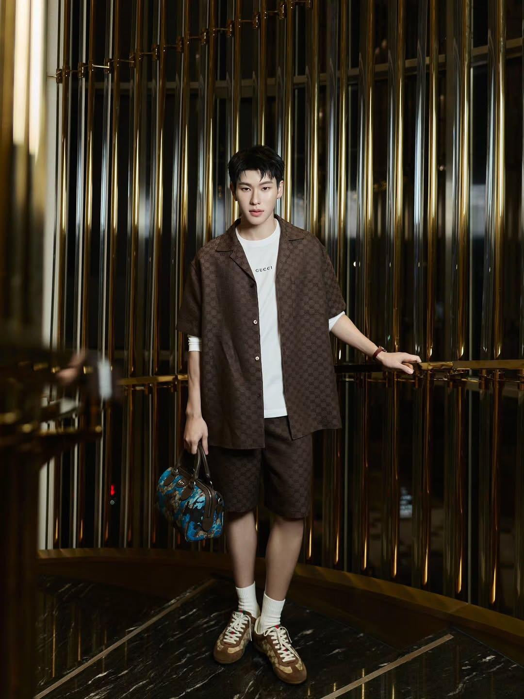 BVG / 구찌 자카드 세트 셔츠