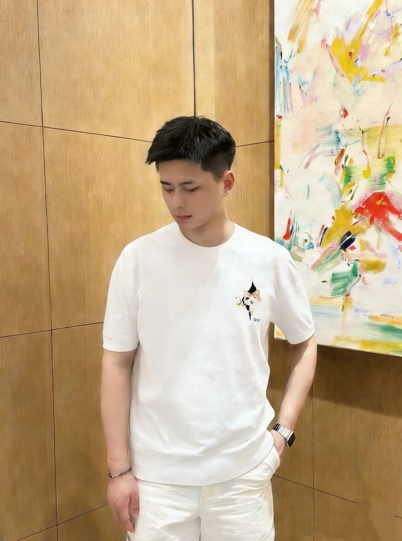V공장 / 디올 반팔
