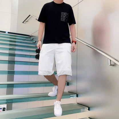 BVG / 루이비통 신상 조립식 포켓 니트 반팔 셔츠