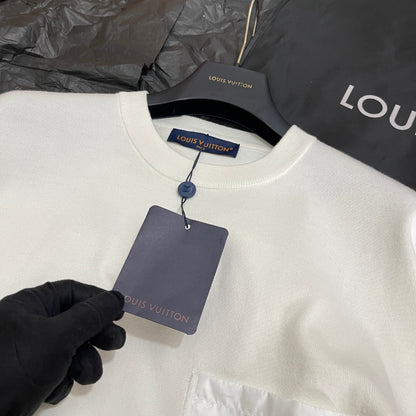 BVG / 루이비통 신상 조립식 포켓 니트 반팔 셔츠