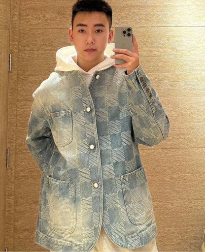 BVG / 루이비통 체크보드 데님 자켓