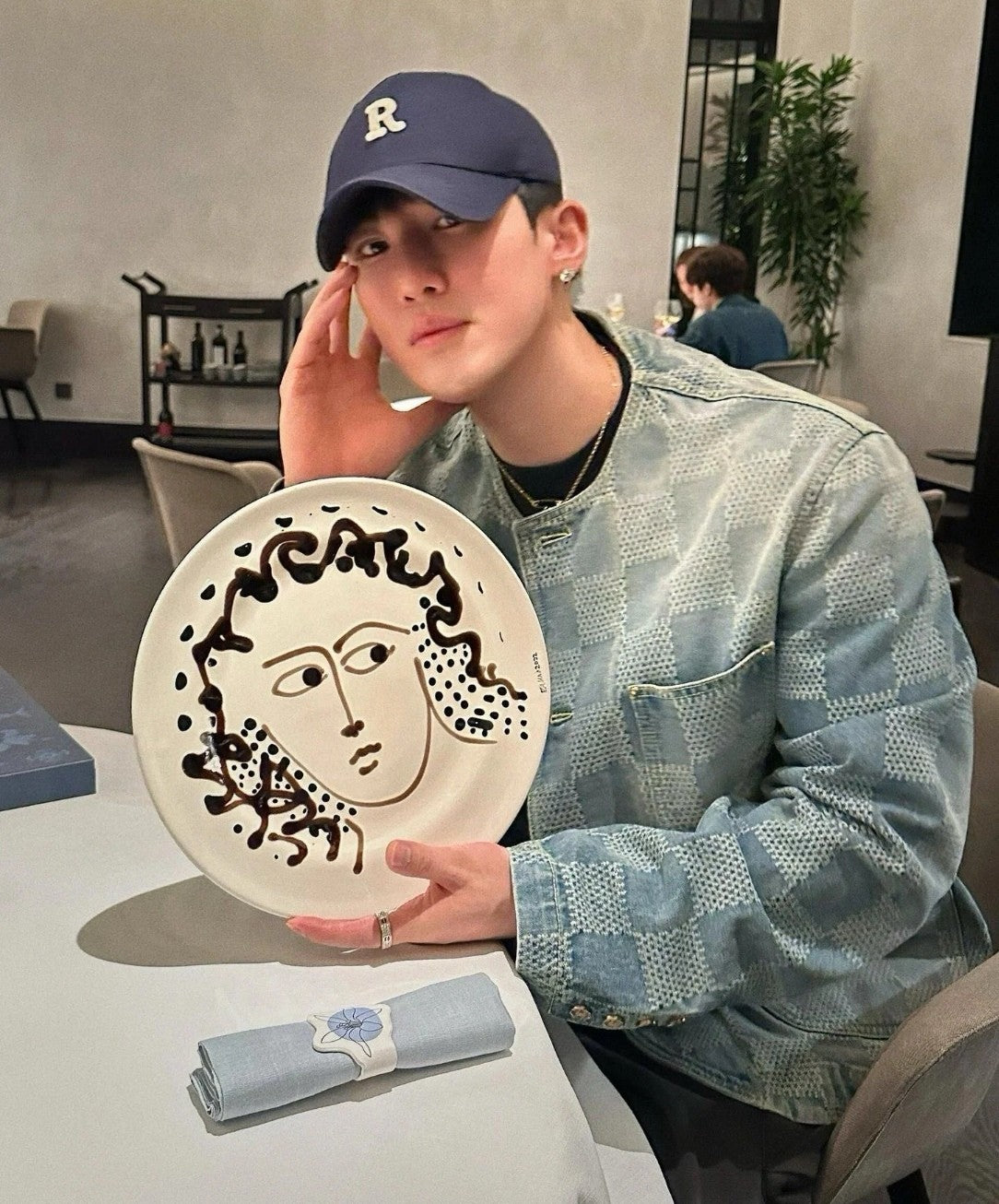 BVG / 루이비통 체크보드 데님 자켓