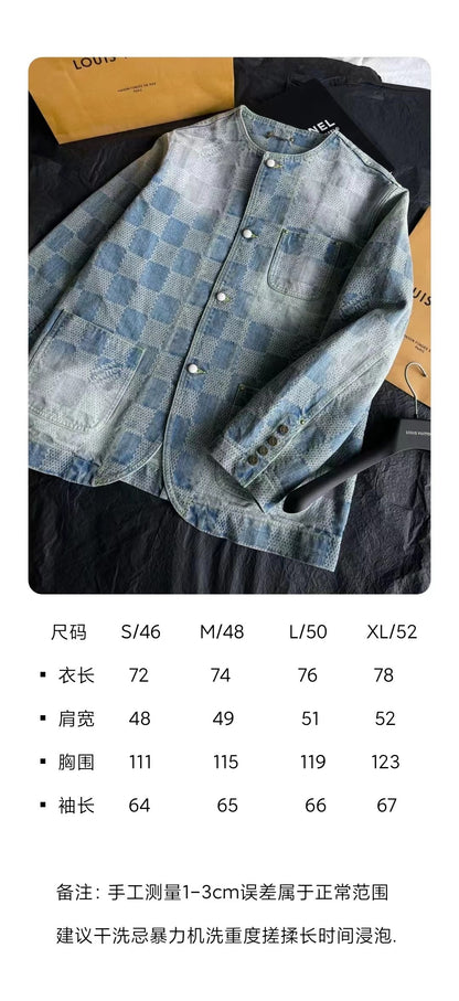 BVG / 루이비통 체크보드 데님 자켓