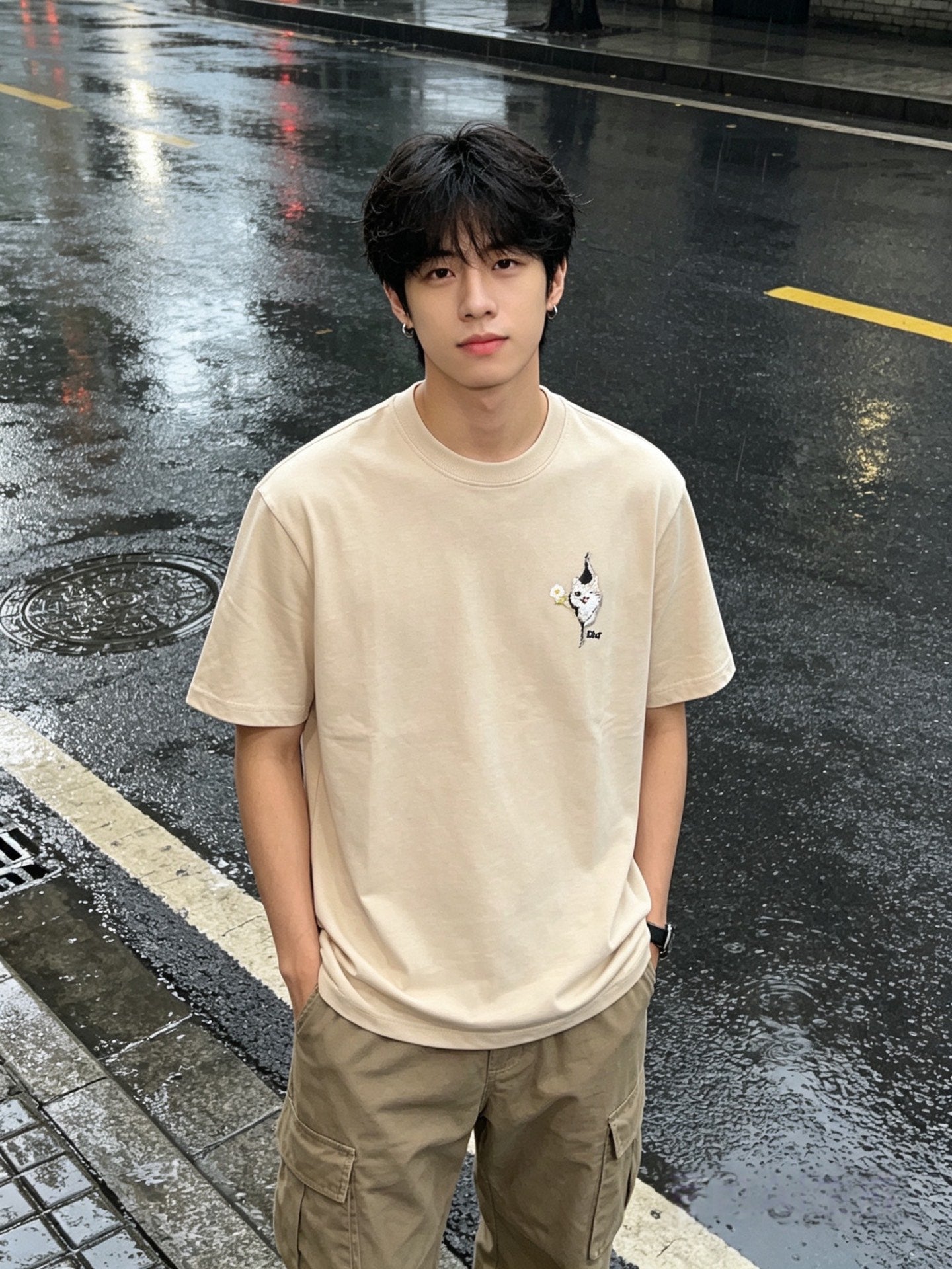 V공장 / 디올 반팔