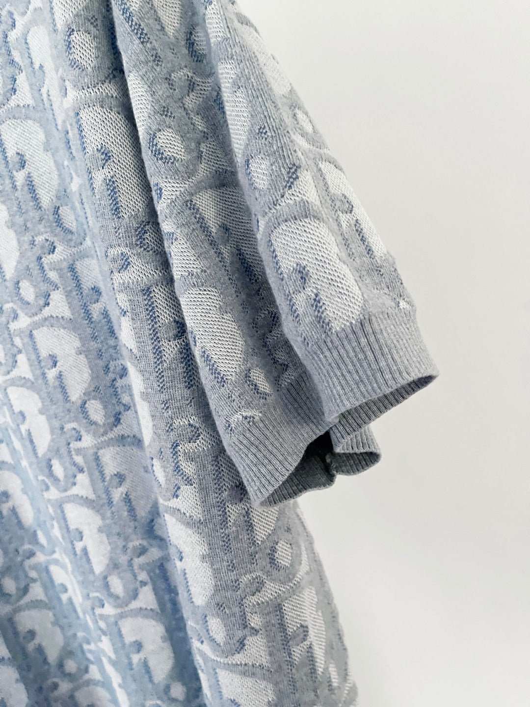 BVG / 디올 자카드 니트 반팔