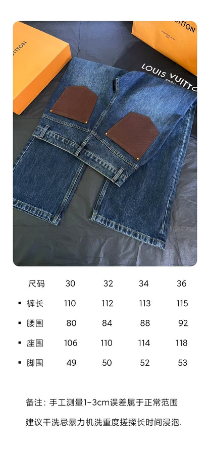 BVG / 루이비통 가죽 칼라 데님 자켓