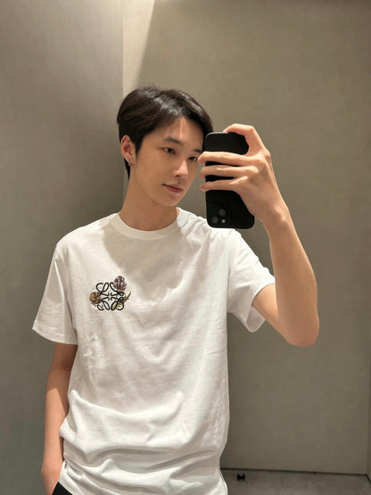 BVG / 루이비통 엉겅퀴 자수 반팔 티셔츠