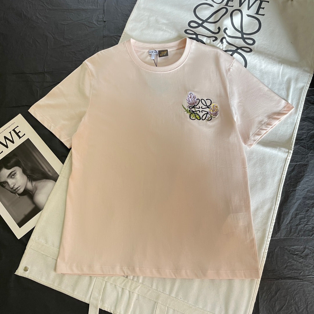 BVG / 루이비통 엉겅퀴 자수 반팔 티셔츠