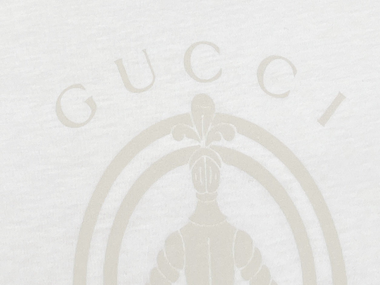 BVG / 구찌 프린트 장식 니트 면 티셔츠