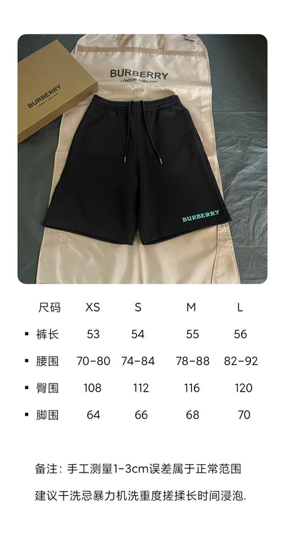 BVG / 버버리 파랑 기사 면 반바