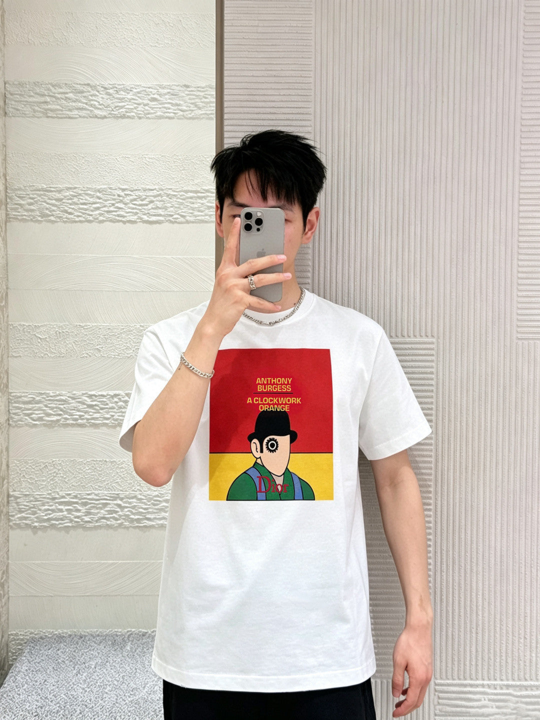 BVG / 디올 태엽 커버 반팔 티