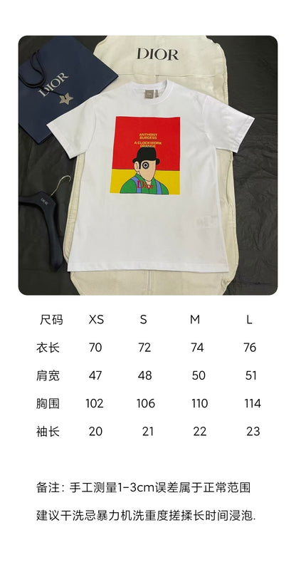 BVG / 디올 태엽 커버 반팔 티