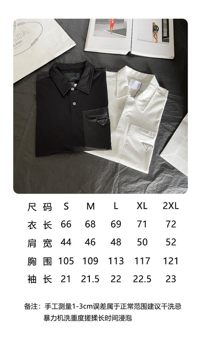 BVG / 프라다 삼각 라벨 포켓 폴로